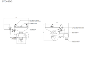 Myjka do oczu i twarzy na cokole 85G Hughes