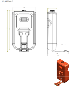 Samodzielna myjka do oczu – grawitacyjna