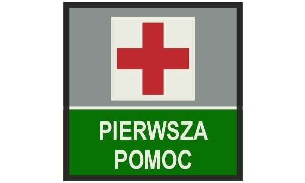 Mata informacyjna ostrzegawcza PIERWSZA POMOC
