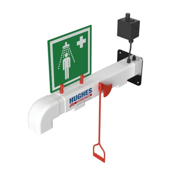 Podgrzewany prysznic bezpieczeństwa montowany do ściany AH2G Hughes