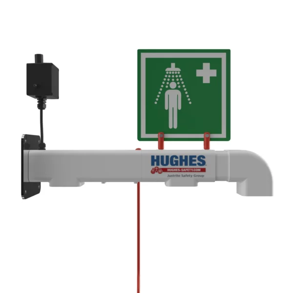 Podgrzewany prysznic bezpieczeństwa montowany do ściany AH2G Hughes